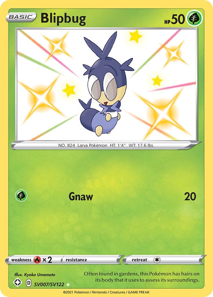 Shining Fates Blipbug Pokémon card